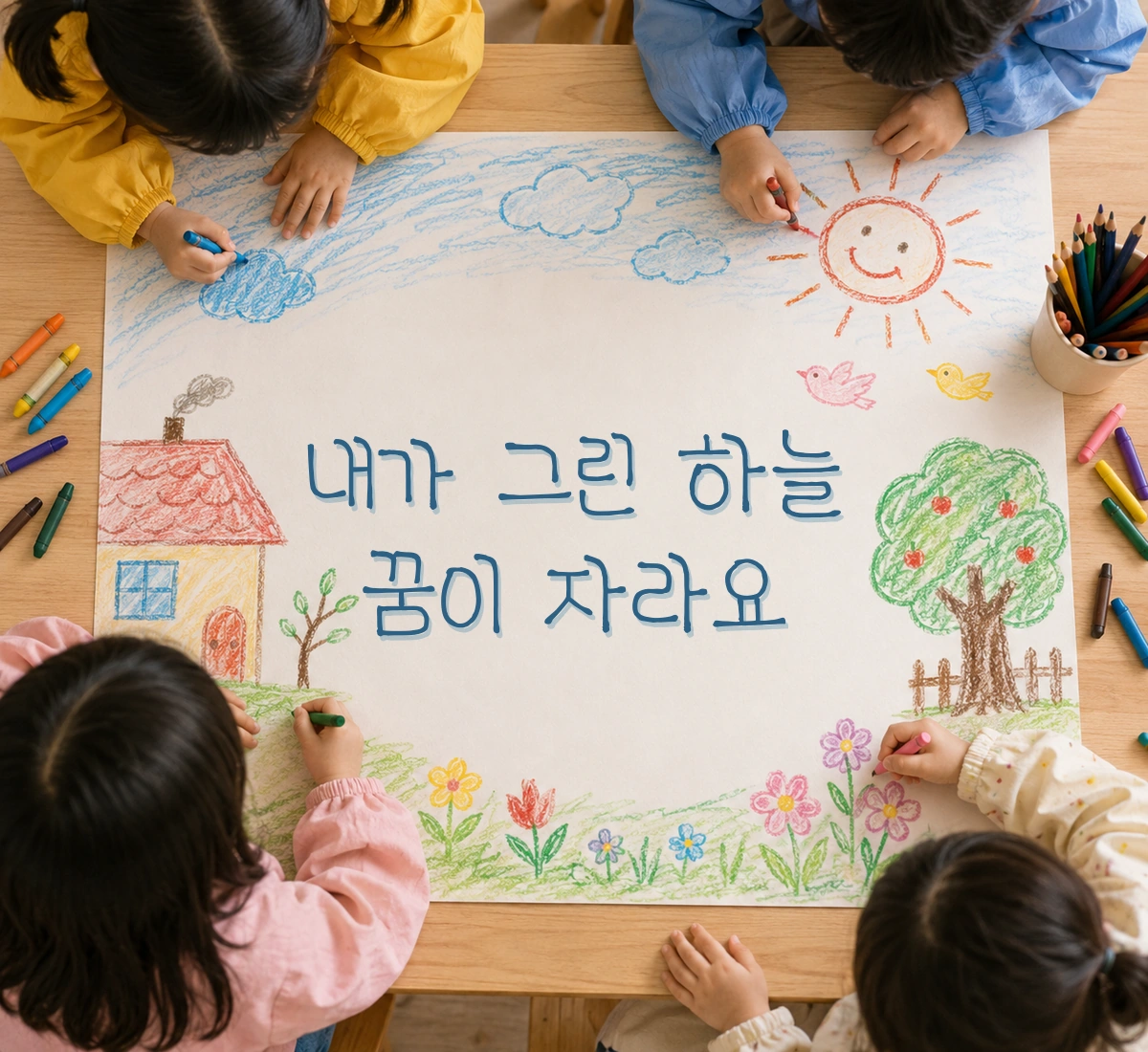 무료폰트 ACC 어린이 하늘맑은체 활용 예시